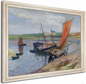 Bateaux Au Bord De La Mer By Paul Madeline