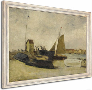 Bateaux Au Port By Jules Hereau