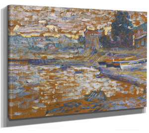 Henri Edmond Cross Bateaux Echoues Au Lavandou By Henri Edmond Cross 1