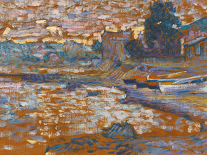 Henri Edmond Cross Bateaux Echoues Au Lavandou By Henri Edmond Cross 1