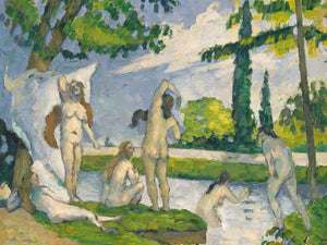 Paul Cezanne Bathers (1874–75) By Paul Cezanne