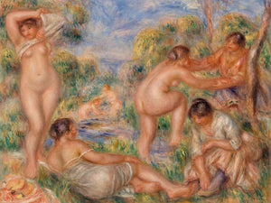 Pierre Auguste Renoir Bathing Group By Pierre Auguste Renoir