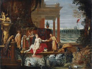 Hendrik Van Balen Bathseba In The Bath Receiving The Letter From King David By Hendrik Van Balen