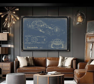 Batmobile Wall Art from Bella Frye.