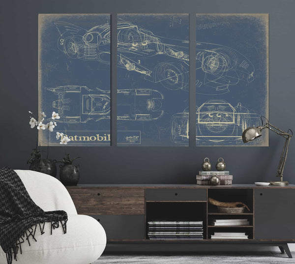 Batmobile Wall Art from Bella Frye.