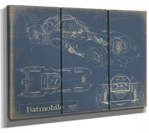 Batmobile Wall Art from Bella Frye.