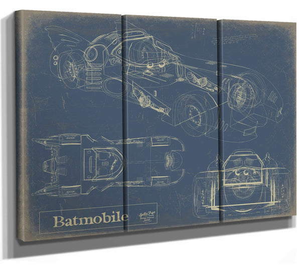 Batmobile Wall Art from Bella Frye.