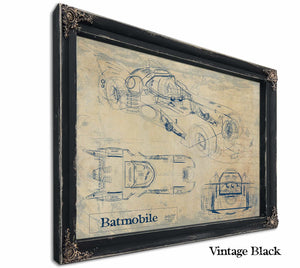 Batmobile Wall Art from Bella Frye.