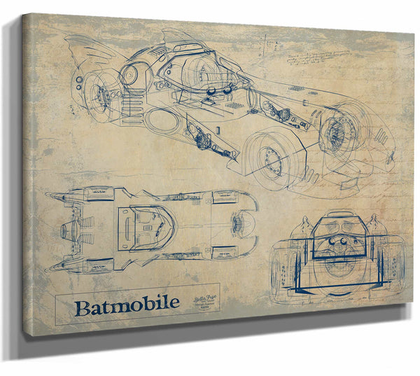 Batmobile Wall Art from Bella Frye.