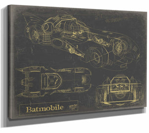 Batmobile Wall Art from Bella Frye.