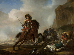 Jan Baptist Weenix Battle At The Foot Of The Mountain By Jan Baptist Weenix