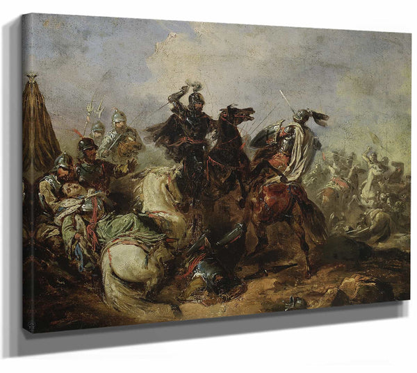 Battle Of Lithuanians With The Teutonic Knights By Henryk Pillati