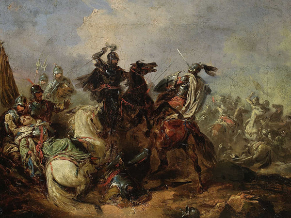 Henryk Pillati Battle Of Lithuanians With The Teutonic Knights By Henryk Pillati