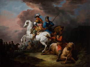 Jan Bogumił Plersch Battle Scene (1800) By Jan Bogumił Plersch