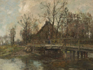 Rudolf Hockner Bauernhof Am Wasser By Rudolf Hockner