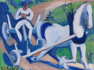 Ernst Ludwig Kirchner Bauernwagen Mit Pferd By Ernst Ludwig Kirchner