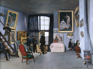 Frederic Bazille Bazilles Studio By Frederic Bazille