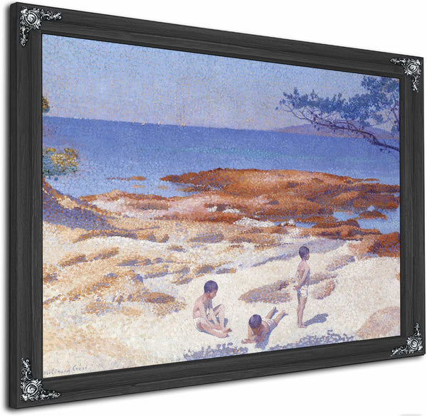 Beach At Cabasson By Henri Edmond Cross