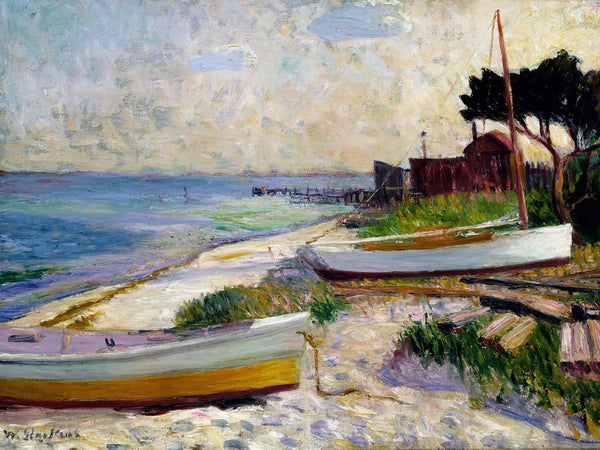 William James Glackens Beach Scene By William James Glackens