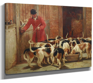 Beagles Before The Hunt By John Sargeant Noble