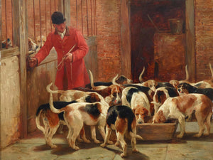 John Sargeant Noble Beagles Before The Hunt By John Sargeant Noble