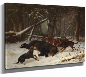 Bear Hunt By Wilhelm Reinhardt