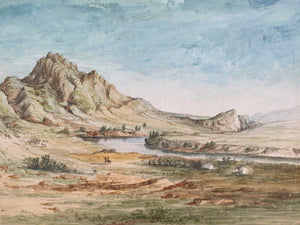 John Mix Stanley Bear’s Teeth Missouri River Gate Of The Mountains (1854) By John Mix Stanley