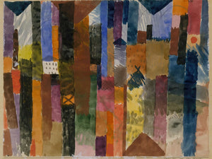 Paul Klee Before The Town By Paul Klee