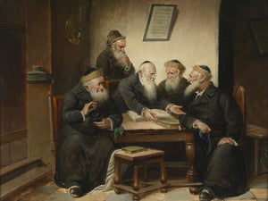 Carl Schleicher Beim Rabbi By Carl Schleicher