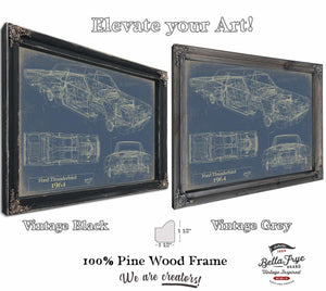 Bella Frye Home & Garden > Decor > Artwork 1964 Ford Thunderbird  Original Artwork