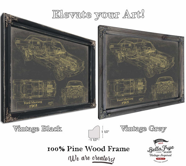 Bella Frye Home & Garden > Decor > Artwork 1965 Ford Mustang  Original Artwork