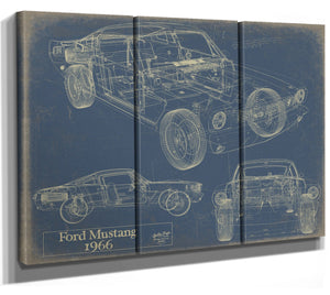 Bella Frye Home & Garden > Decor > Artwork 1966 Ford Mustang Coupe Original Artwork