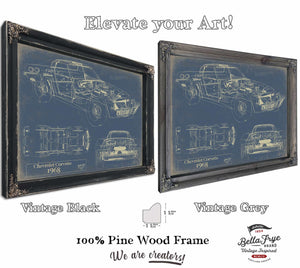 Bella Frye Home & Garden > Decor > Artwork 1968 Chevrolet Corvette  Original Artwork