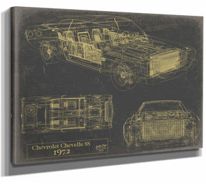 Bella Frye Home & Garden > Decor > Artwork 1972 Chevelle Original Artwork