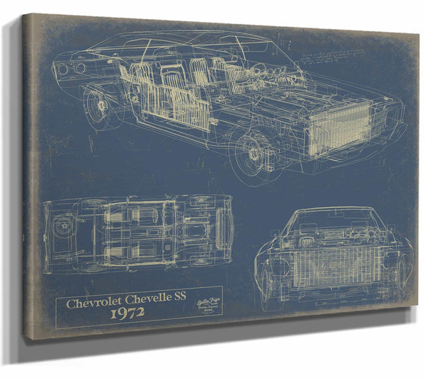 Bella Frye Home & Garden > Decor > Artwork 1972 Chevelle Original Artwork