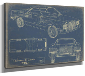 Bella Frye Home & Garden > Decor > Artwork 1982 Chevrolet El Camino  Original Artwork
