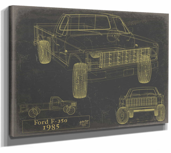 Bella Frye Home & Garden > Decor > Artwork 1985 Ford F 250  Original Artwork