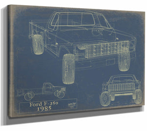 Bella Frye Home & Garden > Decor > Artwork 1985 Ford F 250  Original Artwork