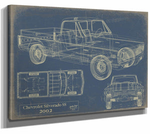Bella Frye Home & Garden > Decor > Artwork 2002 Chevrolet Silverado Ss  Original Artwork