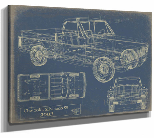 Bella Frye Home & Garden > Decor > Artwork 2002 Chevrolet Silverado Ss  Original Artwork