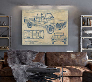 Bella Frye Home & Garden > Decor > Artwork 2002 Chevrolet Silverado Ss  Original Artwork