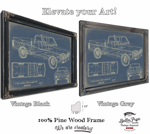 Bella Frye Home & Garden > Decor > Artwork 2002 Chevrolet Silverado Ss  Original Artwork