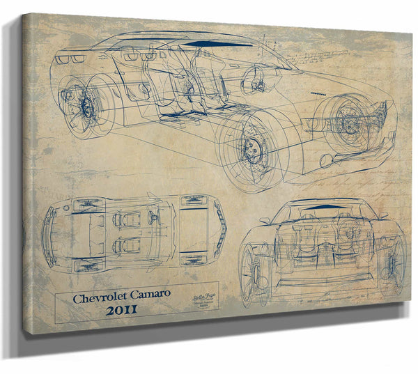 Bella Frye Home & Garden > Decor > Artwork 2011 Chevrolet Camaro  Original Artwork