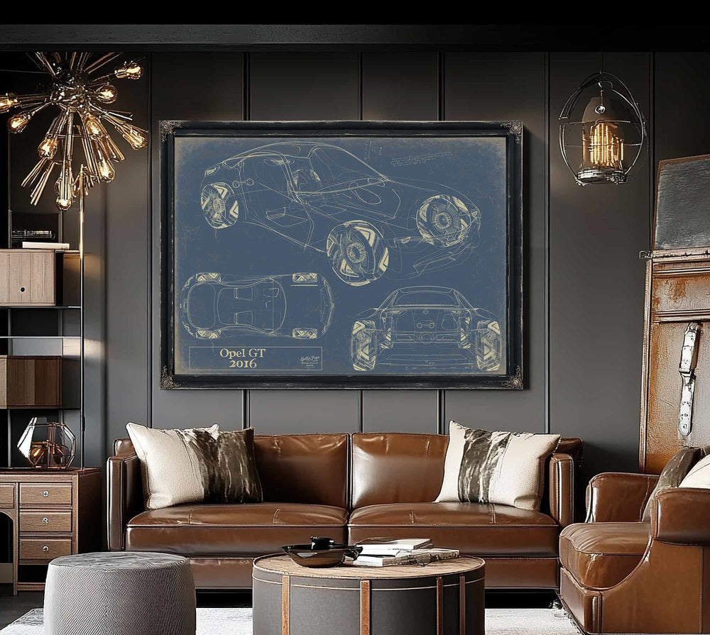 Bella Frye Home & Garden > Decor > Artwork 2016 Opel Gt  Original Artwork