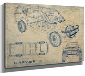 Bella Frye Home & Garden > Decor > Artwork 2019 Rivianr1S  Original Artwork