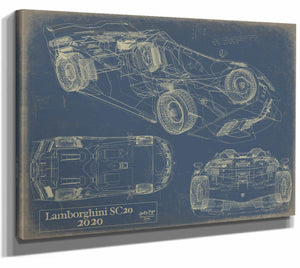 Bella Frye Home & Garden > Decor > Artwork 2020 Lamborghini Sc20  Original Artwork