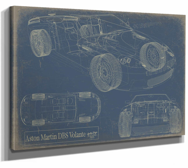 Bella Frye Home & Garden > Decor > Artwork Aston Martin Dbs Volante  Original Artwork