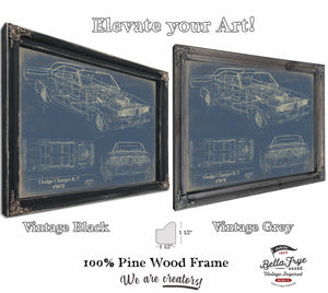 Bella Frye Home & Garden > Decor > Artwork Dodge Charger RT 1969 Original Artwork