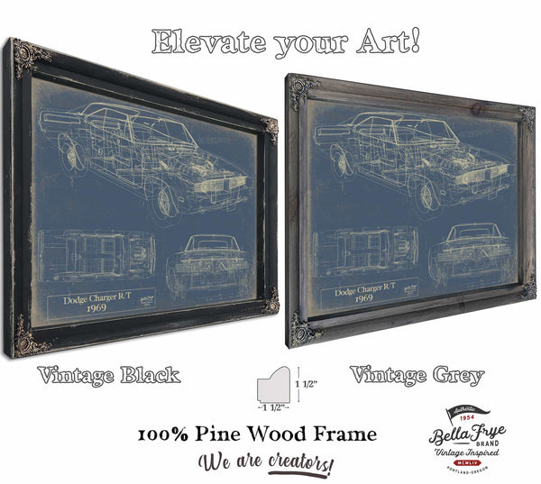 Bella Frye Home & Garden > Decor > Artwork Dodge Charger RT 1969 Original Artwork