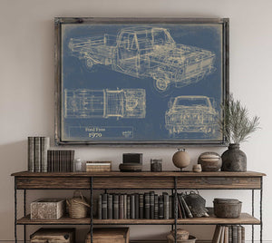 Bella Frye Home & Garden > Decor > Artwork Ford f100 1970  Original Artwork